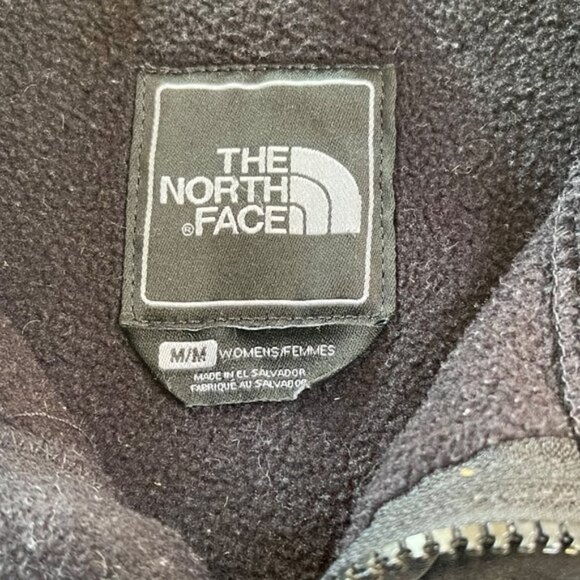 The North Face Denali Jacket Womens Medium Black Polartec Recycled Outdoor Soft - Picture 7 of 12